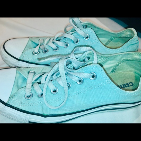 Converse Shoes - Converse Teal shoes in good condition size M 9 W 7